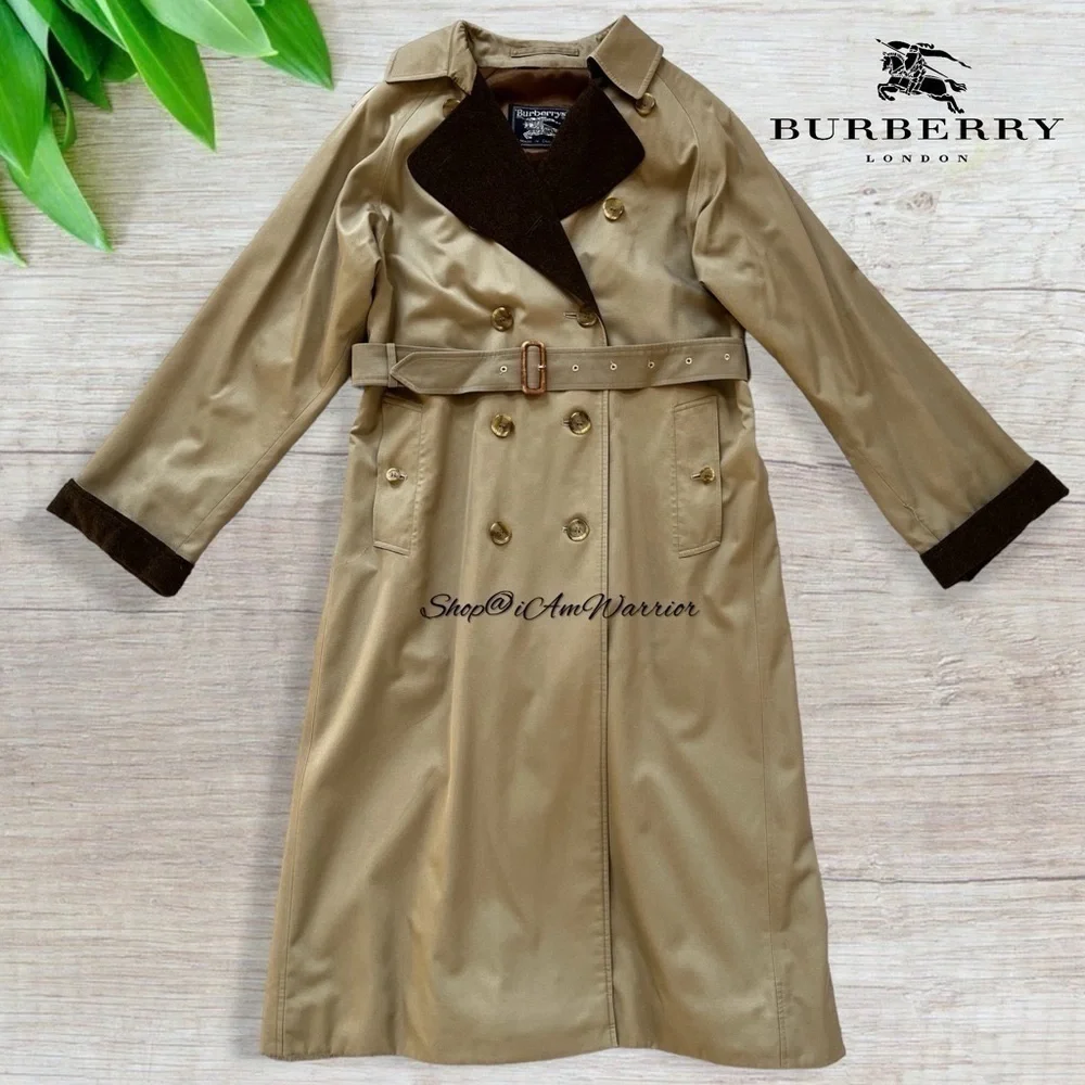 Vintage Burberrys London Long Wool Lined Trench Coat *shop@iAmWarrior - Picture 3 of 16